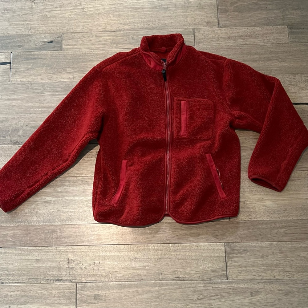 American Eagle fleece zip jacket, warm coat